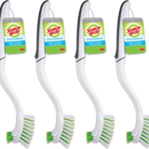 Scotch-Brite Pot and Pan Brush, Dish Brush for Cleaning Kitchen and Household